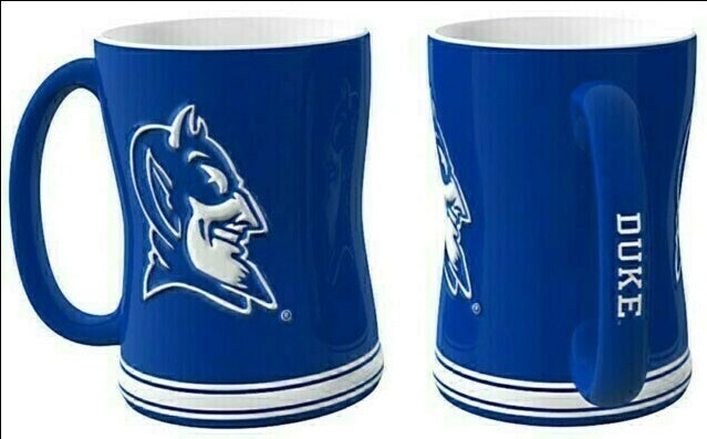 Duke Blue Devils Sculptured Relief Coffee Mug