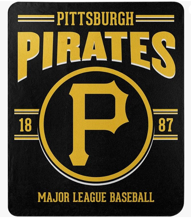 Pittsburgh Pirates Fleece Throw Blanket