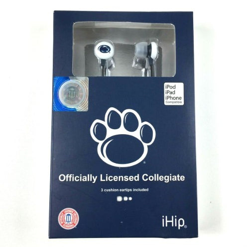 Penn State Nittany Lions iHip Headphones Ear Phones Music Audio MP3