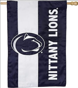 Penn State University Nittany Lions Embroidered Logo Applique House Flag -