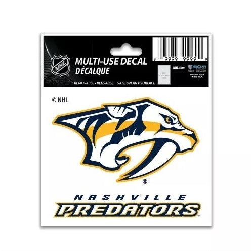 Nashville Predators Multi-Use Decal 3