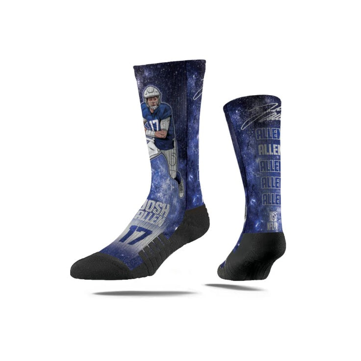 Josh Allen Premium Full Sub Galaxy Socks