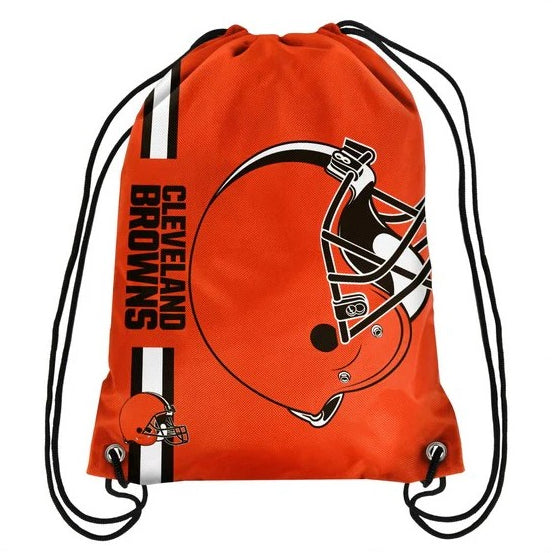 Cleveland Browns Side Stripe Drawstring Backpack