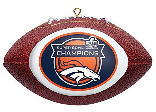 Denver Broncos - Super Bowl 50 Champions Replica Football Ornament by Denver Broncos