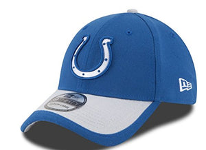 New Era Men's Indianapolis Colts 39Thirty 2015 On Field Hat Blue/Grey Size Small/Medium