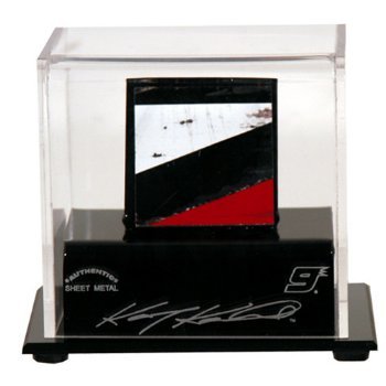 Jeremy Mayfield Race Used Sheet Metal with Display Case #19