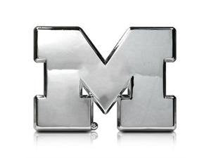 Michigan University Wolverines Chrome Auto Emblem