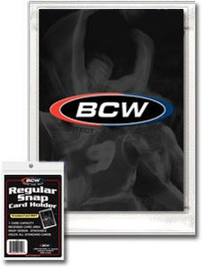 BCW Regular Snap Card Holder - Baseball Card Collecting Supplies