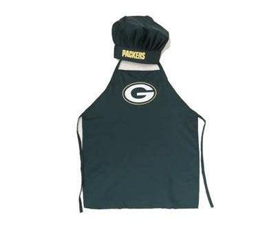 Green Bay Packers NFL Barbeque Apron and Chef's Hat …