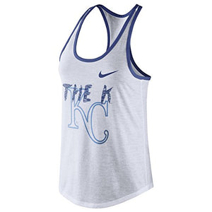 Kansas City Royals Nike Women's Tri-Blend Local Phrase Tank Top (S)