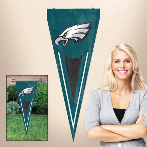 Philadelphia Eagles NFL Applique & Embroidered Yard Pennant 