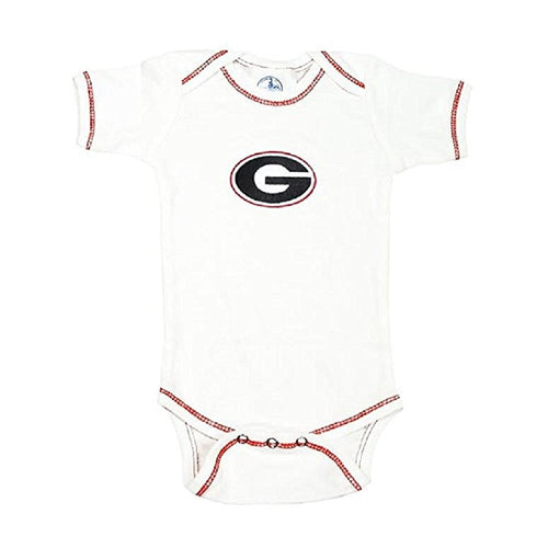 Baby Boys Georgia Bulldogs Contrast Stitching Bodysuit