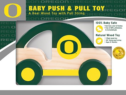 Oregon Ducks Push & Pull Wood Toy