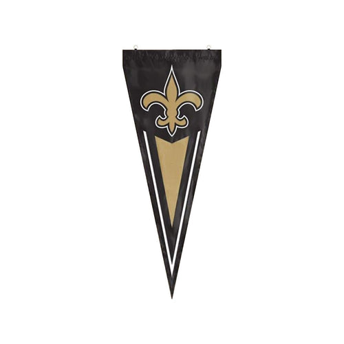 New Orleans Saints NFL Applique & Embroidered Yard Pennant 