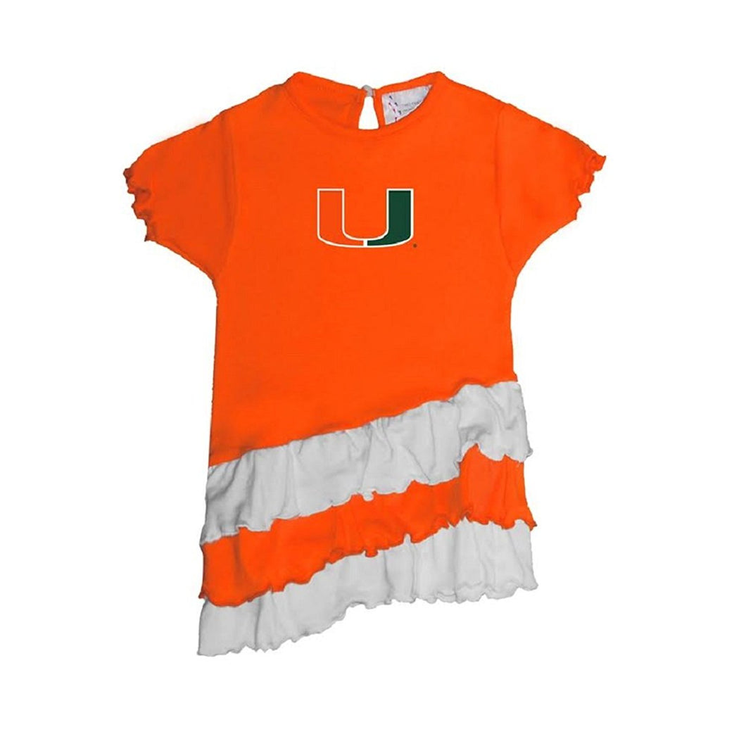 Toddler Girls Miami Hurricanes Bias Top