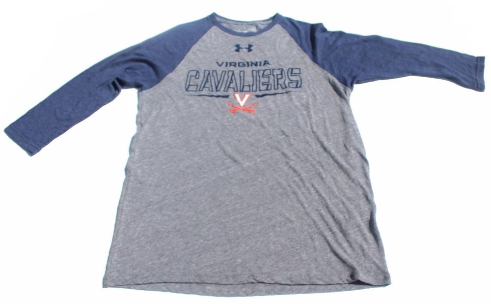 Mens Virginia Cavaliers Under Armour Tri Blend Raglan T-Shirt (M)