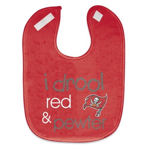 NFL Football Full Color Mesh Baby Bibs (I drool Tampa Bay Buccaneers)