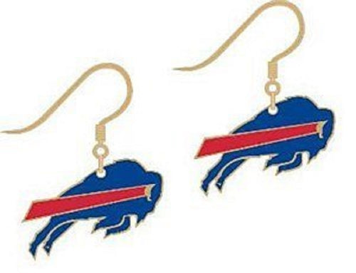 Buffalo Bills J-Hook Logo Dangle Earrings