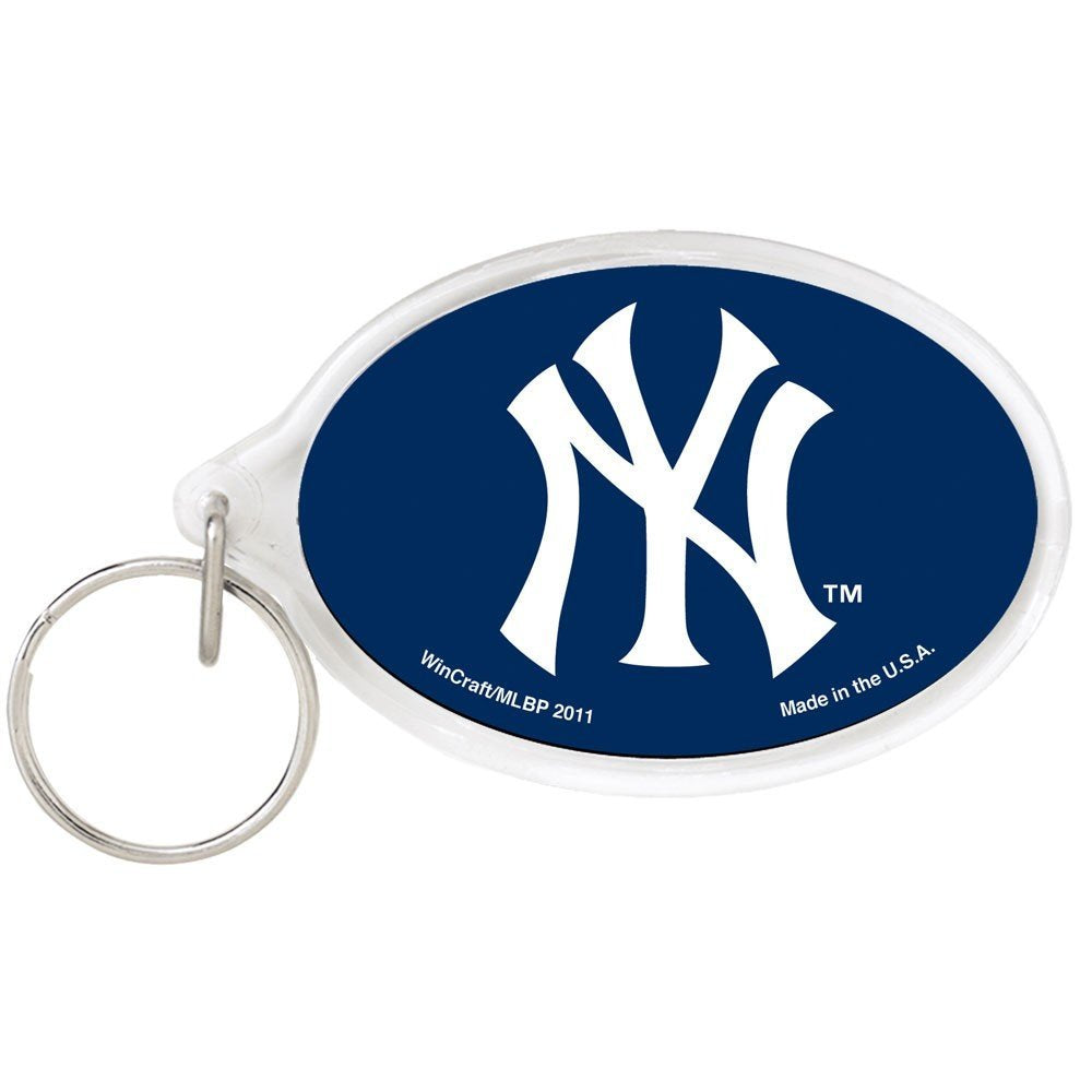 MLB 45764011 New York Yankees Acrylic Carded Key Ring