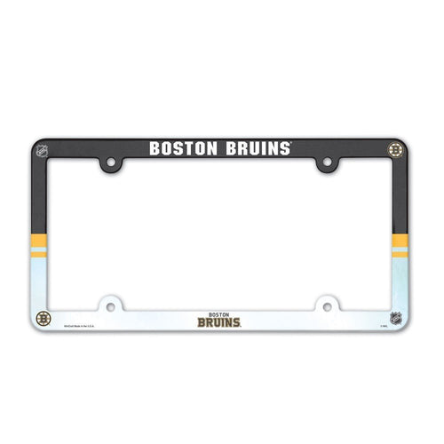 WinCraft NHL License Plate Full Color Frame, Boston Bruins