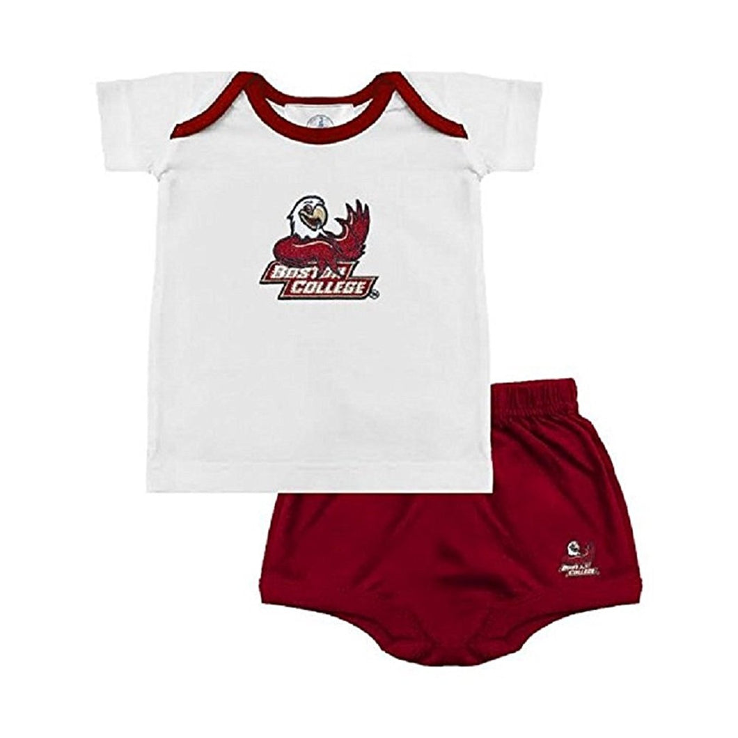 Baby Boys Temple Owls Tee Shirt & Diaper Set Size 12 Months