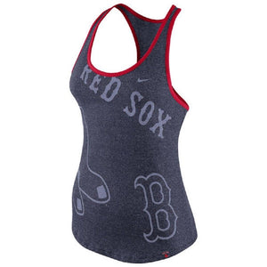 Women's Boston Red Sox Nike Navy Marled Tank Top (L) New,NWT