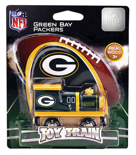 Green Bay Packers Wood Toy Train