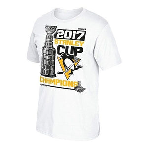 Pittsburgh Penguins 2017 Stanley Cup Champions Reebok Locker Room Shirt (Small)