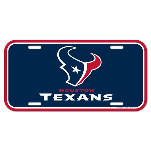 NFL Houston Texans License Plate