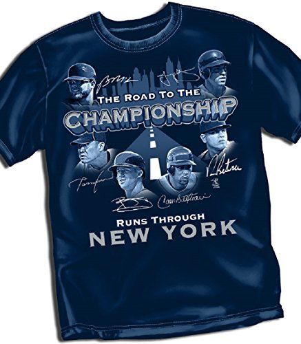 New York Yankees Team Road to the Championship Tee Shirt Size XXL