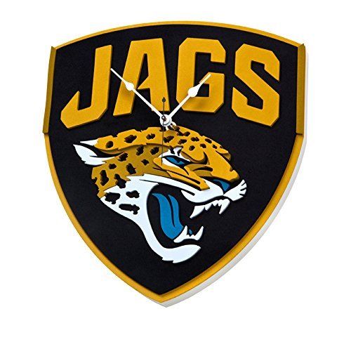 Foam Fanatics Jacksonville Jaguars 3D Foam Wall Clock