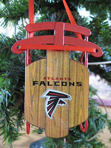 Atlanta Falcons 2016 Metal Sled Ornament
