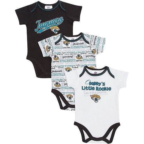 Jacksonville Jaguars Newborn & Infant Team Logo Bodysuit - Black