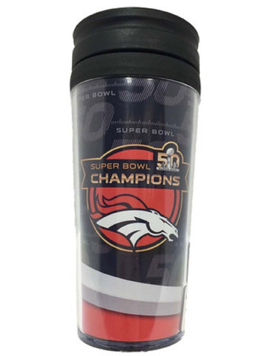 Denver Broncos Super Bowl Champions 14 Ounce Travel Mug Tumbler