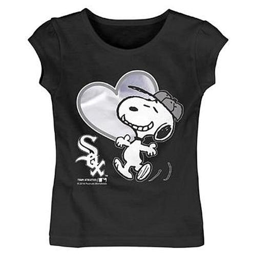 Snoopy Toddler Girl's Graphic Tee-Shirt -Chicago White Sox Size 3T