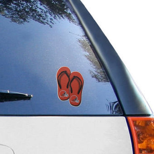 Cleveland Browns Flip Flop Decal - 5