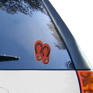 Cleveland Browns Flip Flop Decal - 5"x7"