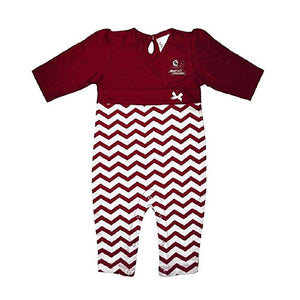 Baby Girls Boston College Eagles Long Leg Chevron Romper - Size 12 Months