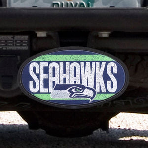 Seattle Seahawks Team Plastic Hitch Cover