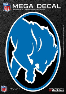 Detroit Lions 5"x7" Mega Decal