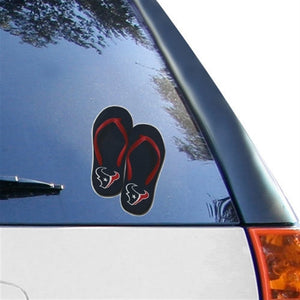 Houston Texans 5"x7" Flip Flop Decal