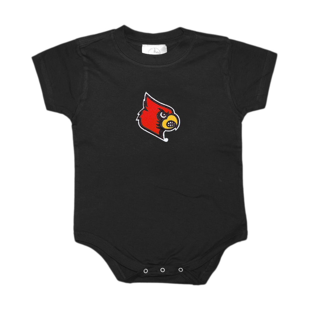 Louisville Cardinals Bodysuit - 18 Months - Black