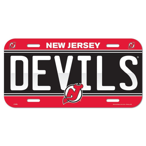 New Jersey Devils License Plate