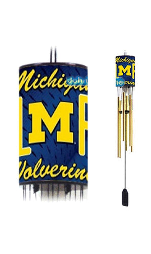 Michigan University Wolverines Number One Fan Wind chimes