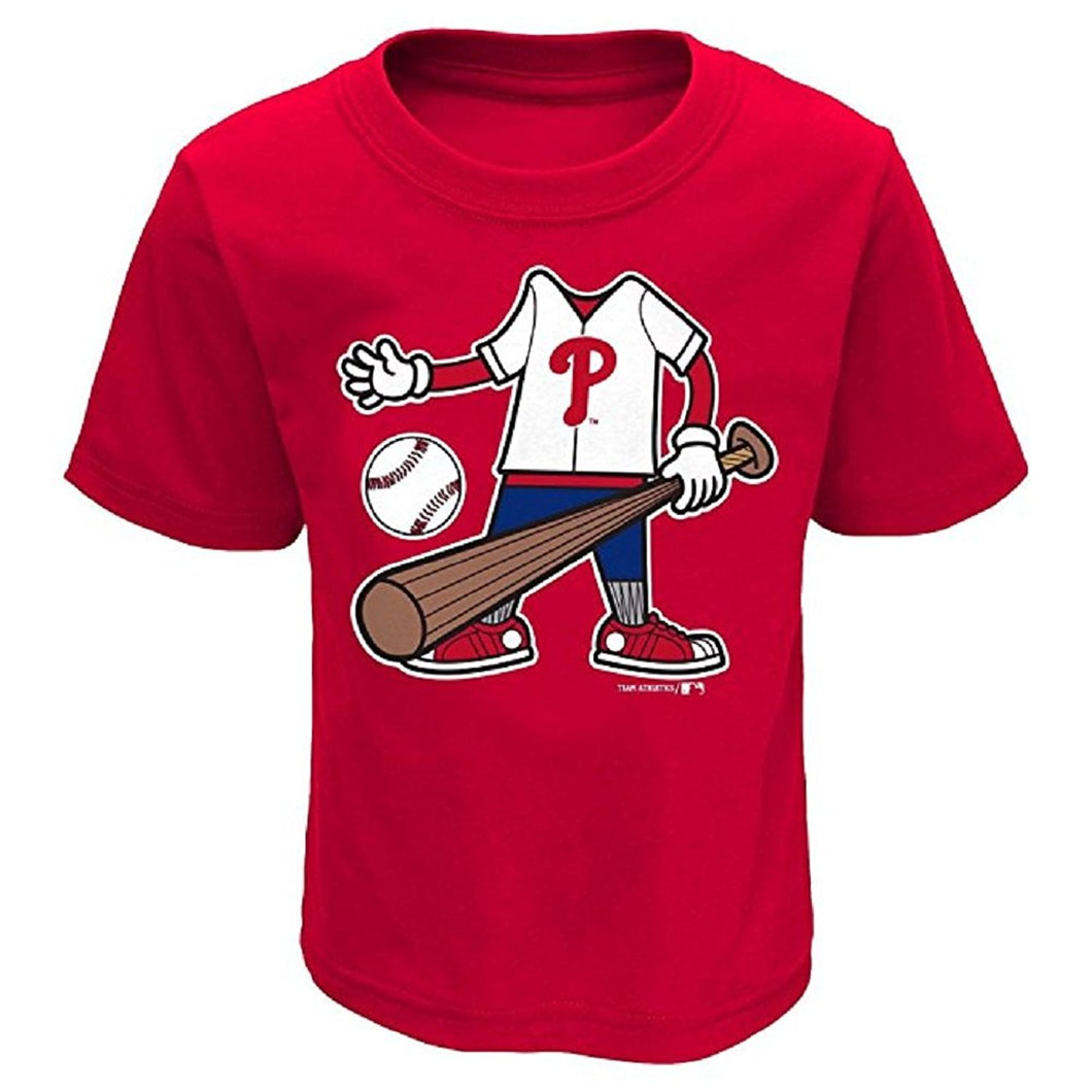 Toddler Boy's Tee-Shirt - Philadelphia Phillies Head Size 4T