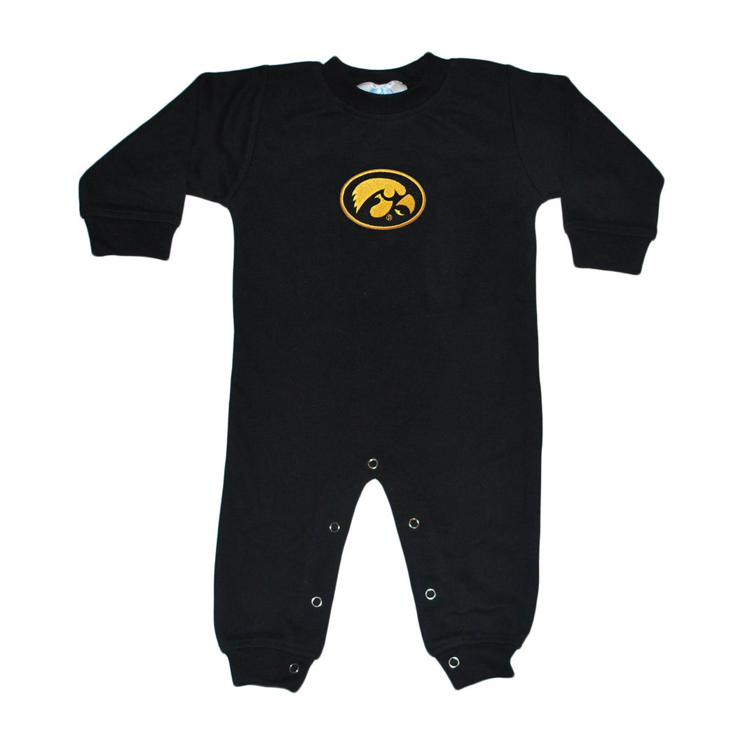 Baby Boys Iowa Hawkeyes Long Sleeve Romper Size 12/18 Months