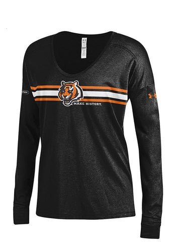 Cincinnati Bengals Womens LS Tee-Shirt (Medium)