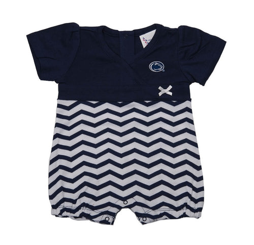 Baby Girls Penn State Chevron Romper - Newborn