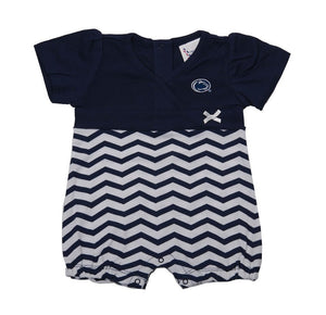 Baby Girls Penn State Chevron Romper - Newborn