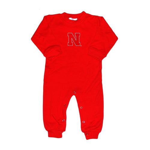 Baby Boys Nebraska Cornhuskers Long Leg Romper Size 18 Months